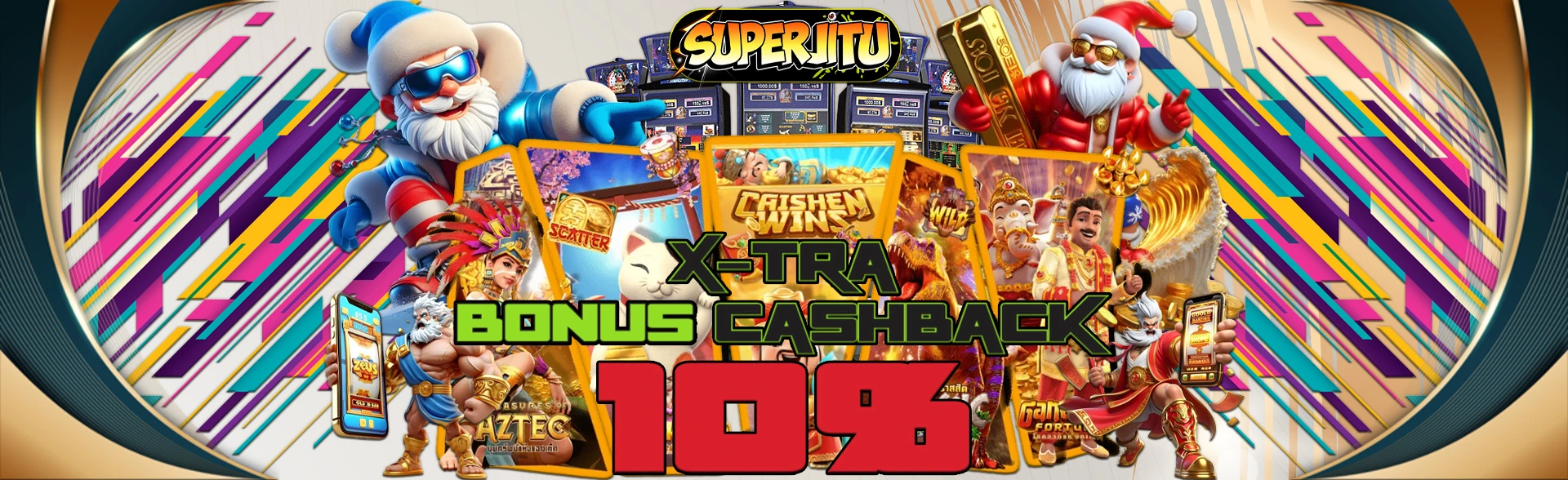 X-TRA CASHBACK KHUSUS SLOT & CASINO GAMES 10%